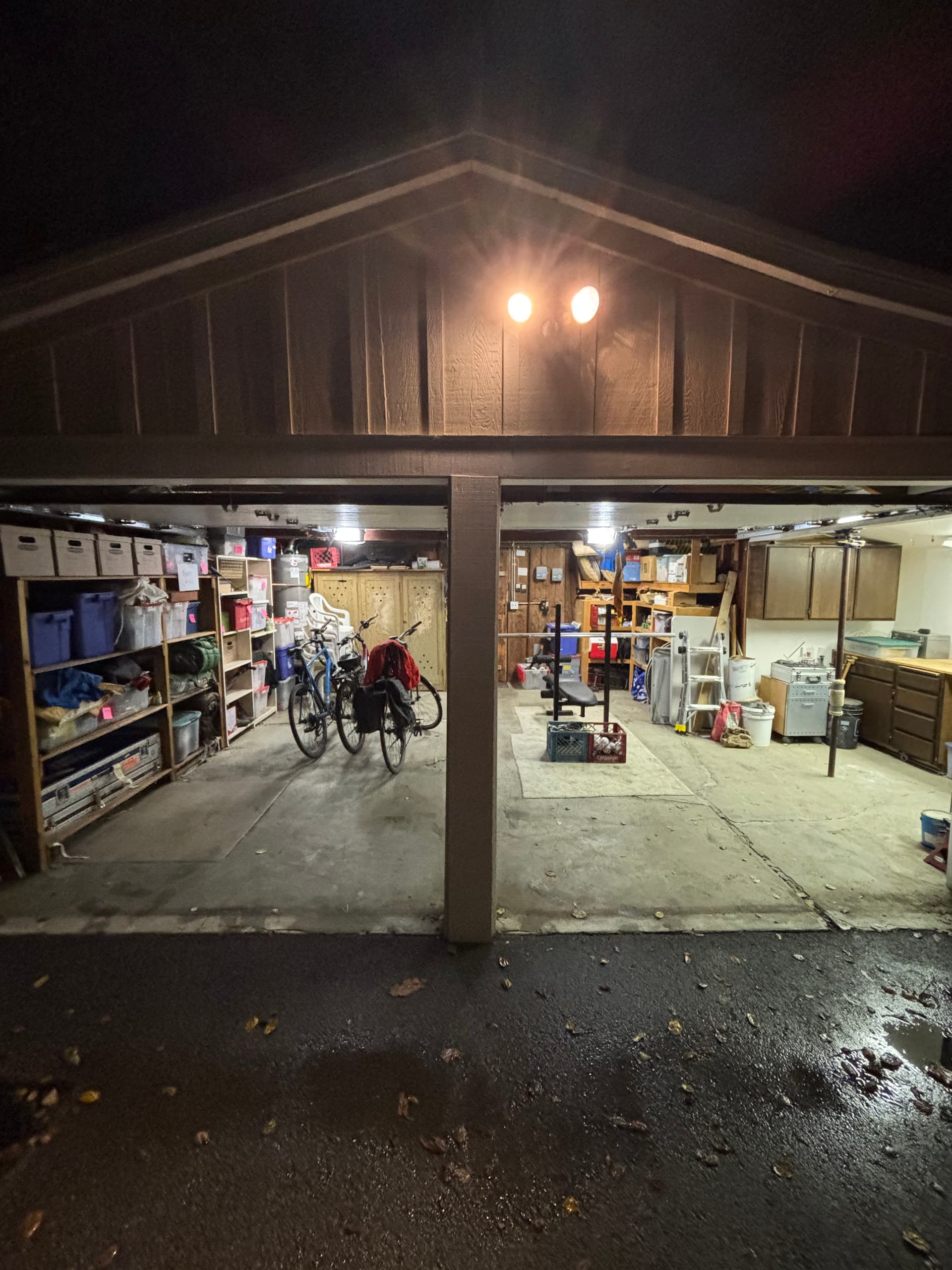 Garage after transformation