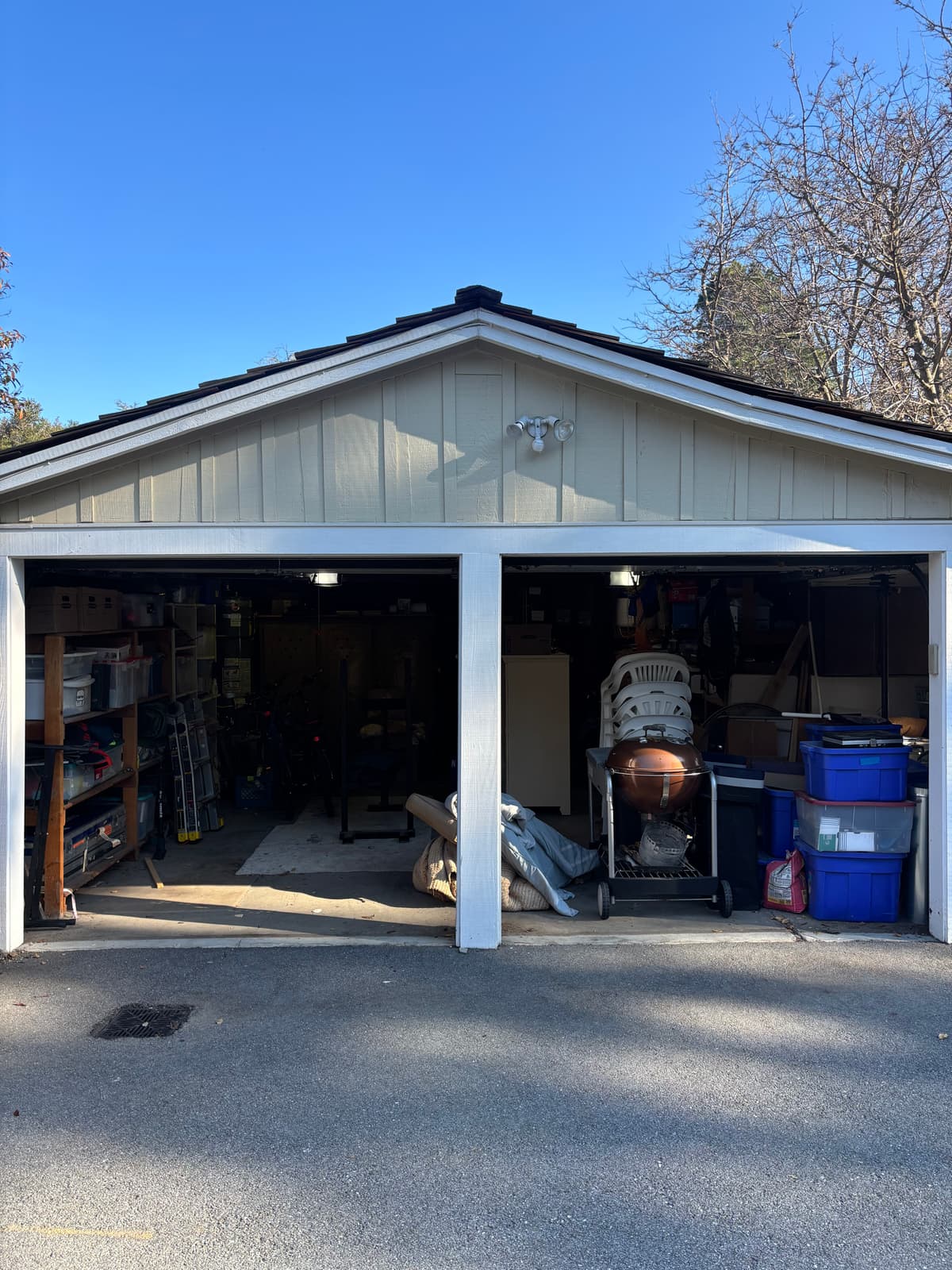Garage before transformation